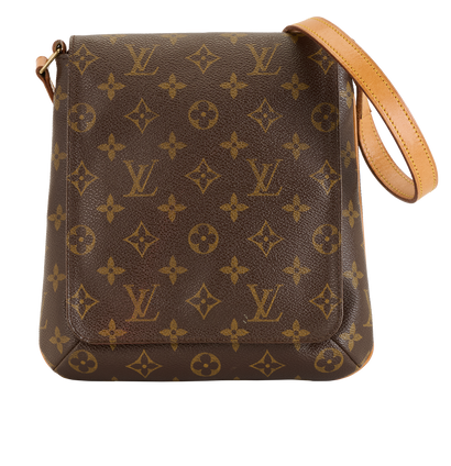 Musette Salsa, &pound;695, Handbags, Brown, Canvas, Front view